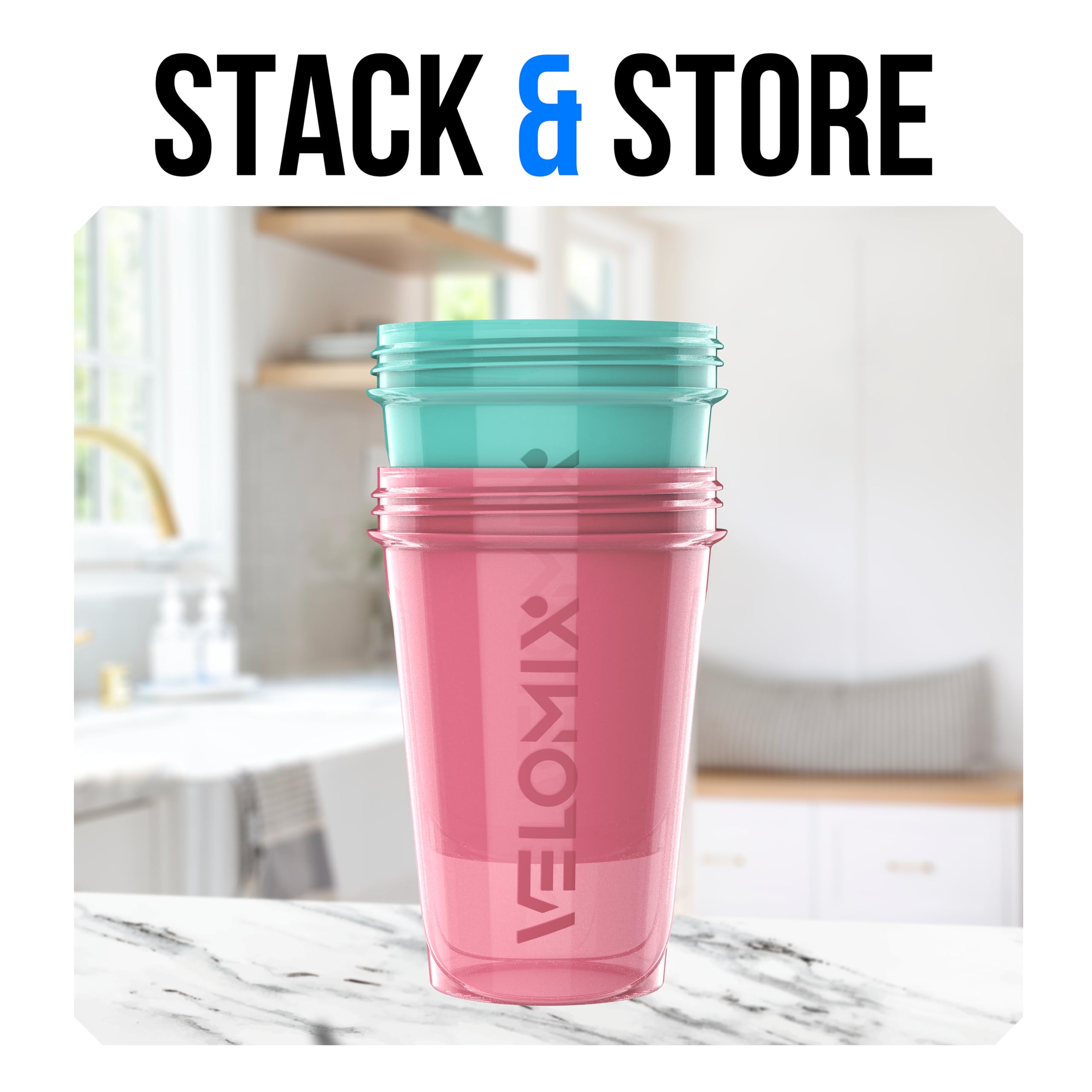 VELOMIX color variety pack showcasing vibrant shaker bottles.