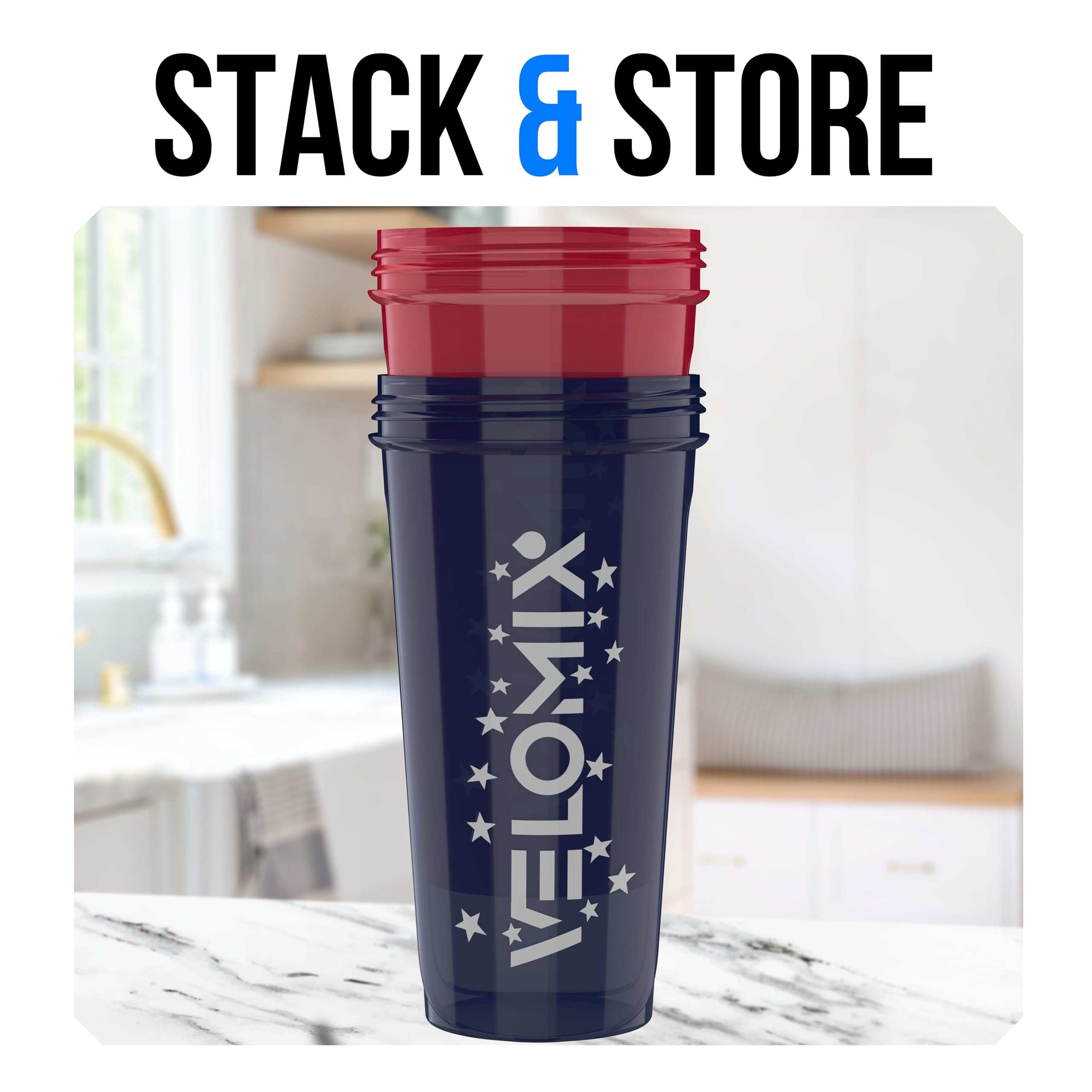 VELOMIX colorful pack offers style options for home, gym, or office.