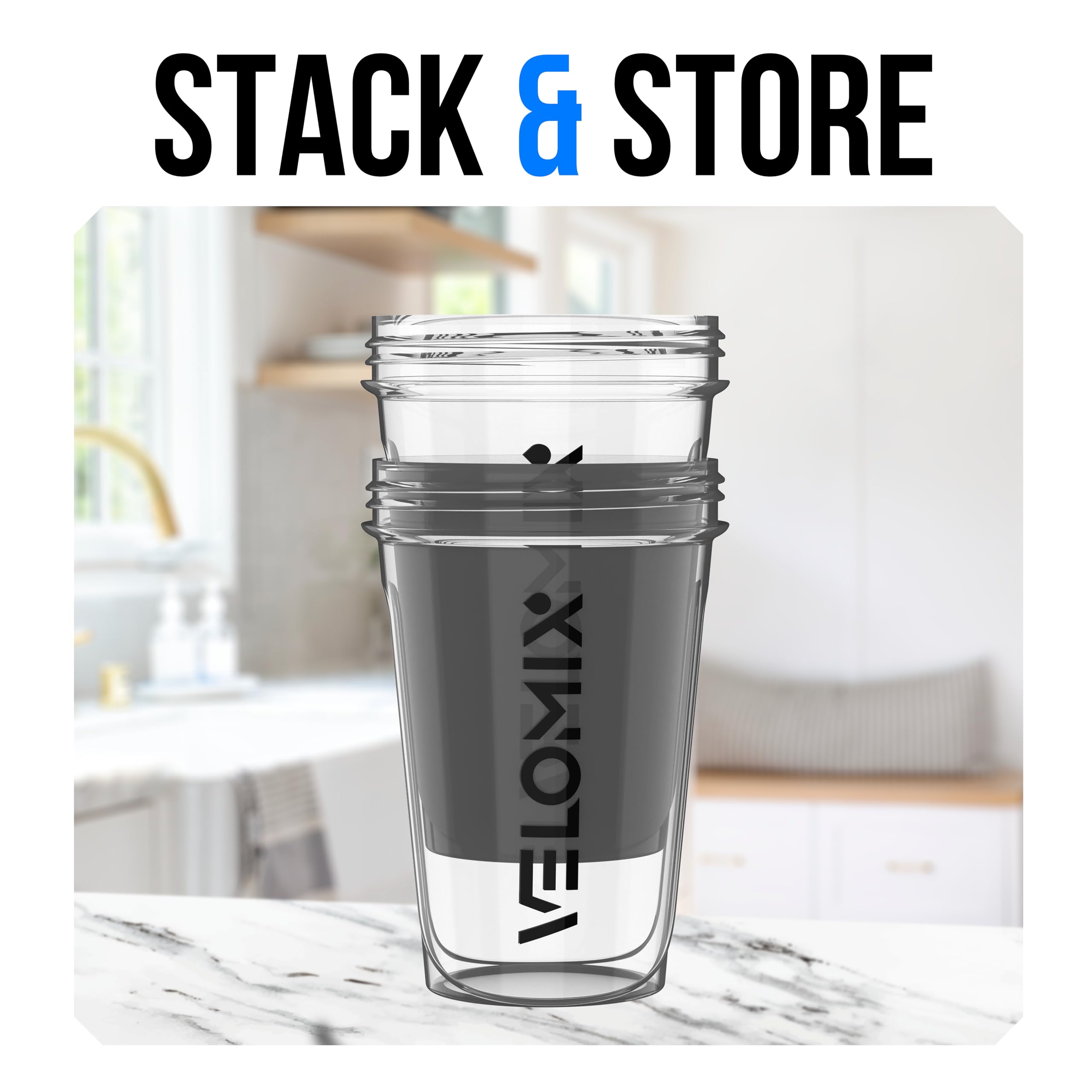 VELOMIX durable gym shaker designed for daily use