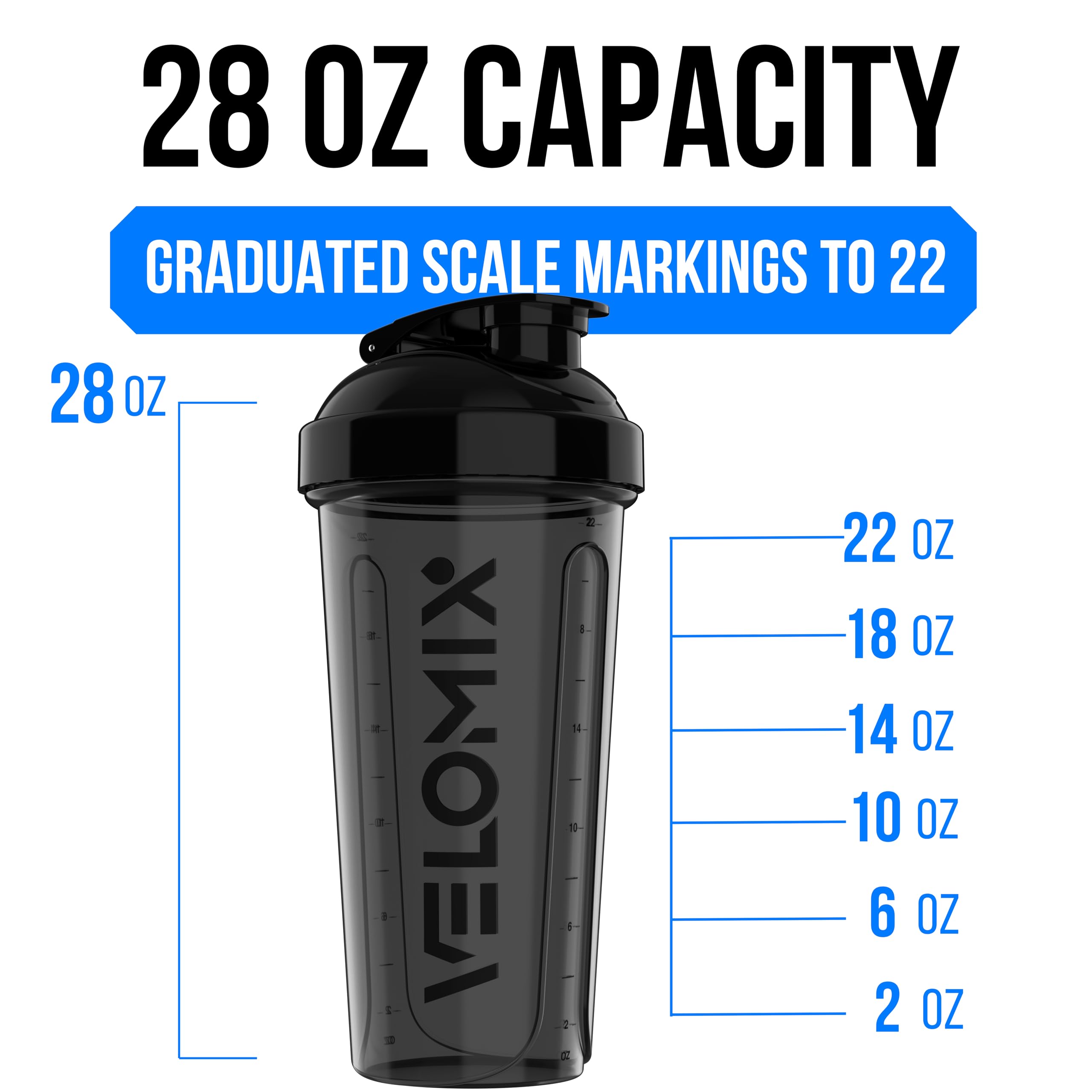 Velomix leak-proof cap close-up highlights secure seal.
