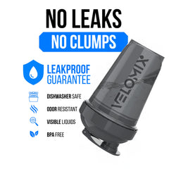 Velomix leak-proof cap ensures spill-free transport during workouts