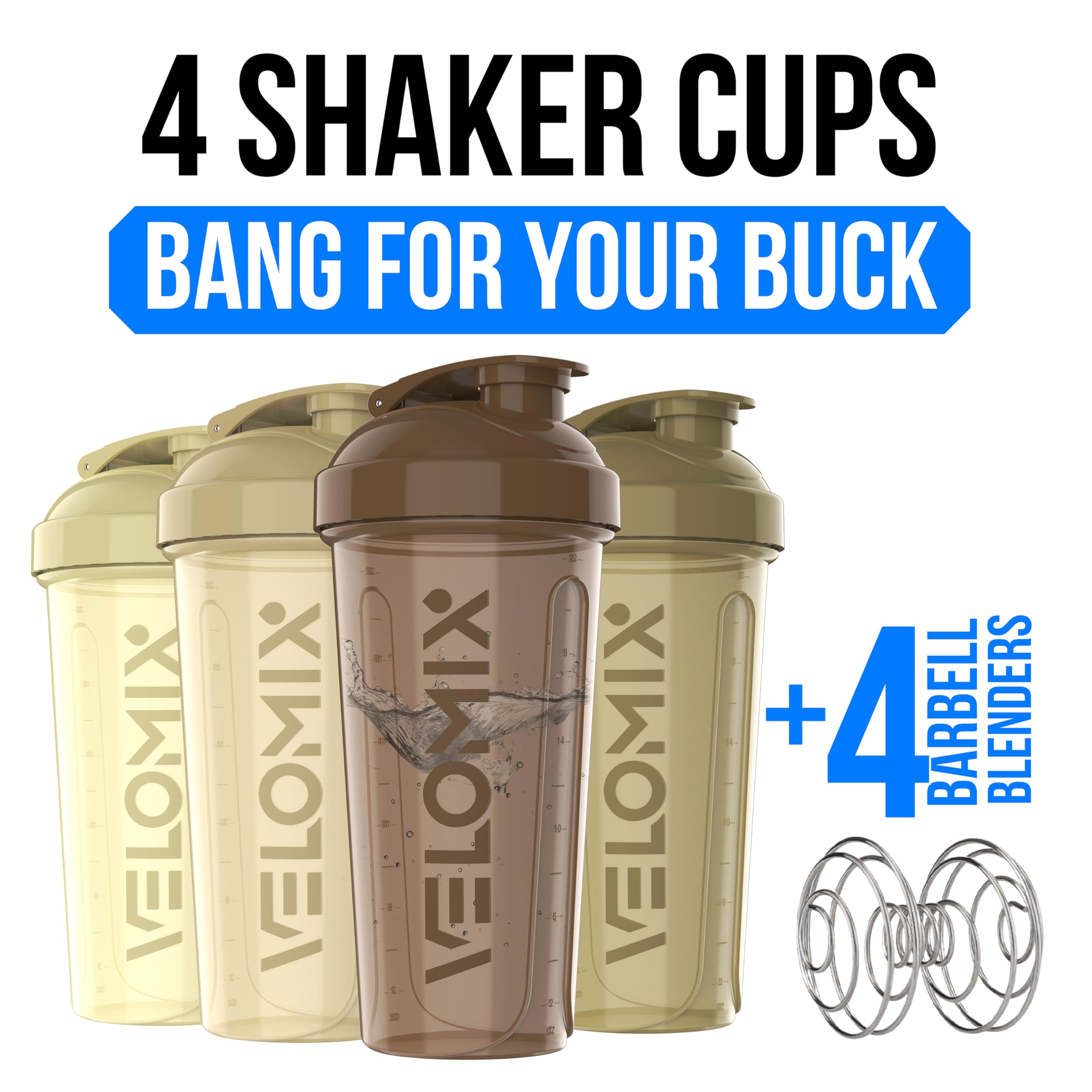 Velomix shaker lid twist-seal ensuring leak-proof performance during workouts