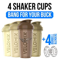 Velomix shaker lid twist-seal ensuring leak-proof performance during workouts