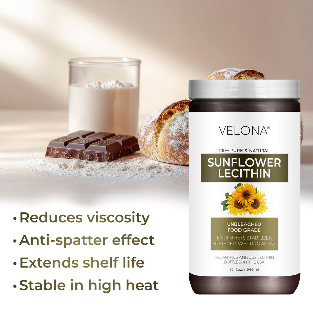 Velona lecithin suitable for bread, ice cream, and dairy recipes