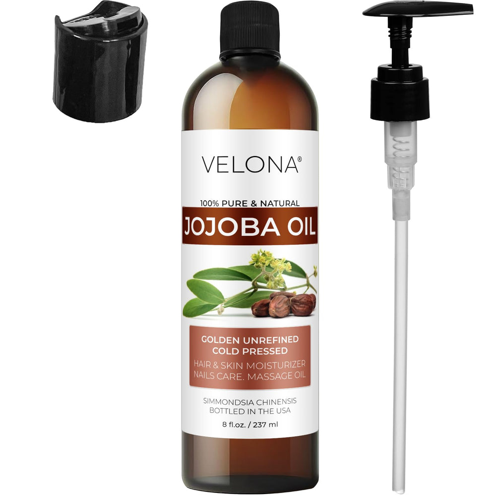 Velona Jojoba Oil nourishes nails and softens cuticles for healthier-looking hands.