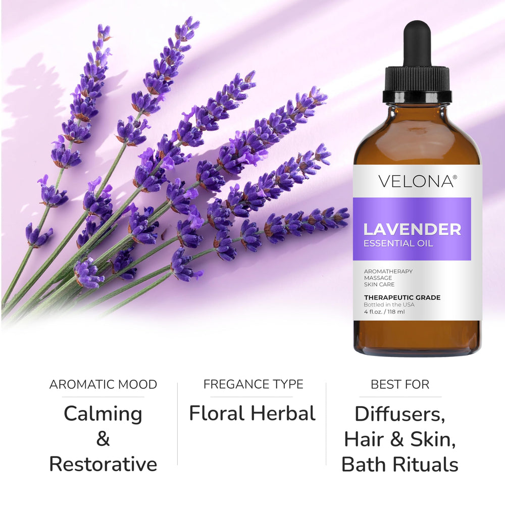 Velona Lavender oil diffusing aroma for a calming space