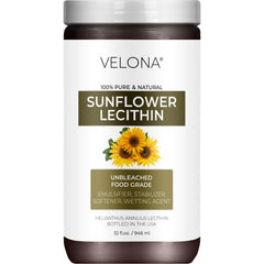 Velona Lecithin bottle for emulsification in recipes