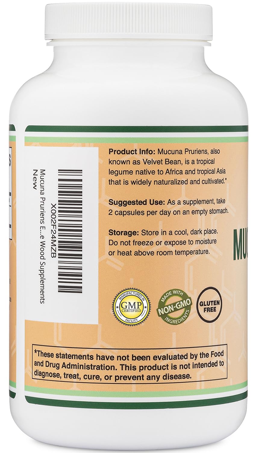 Velvet bean source visual emphasizes natural origins and clean ingredients.