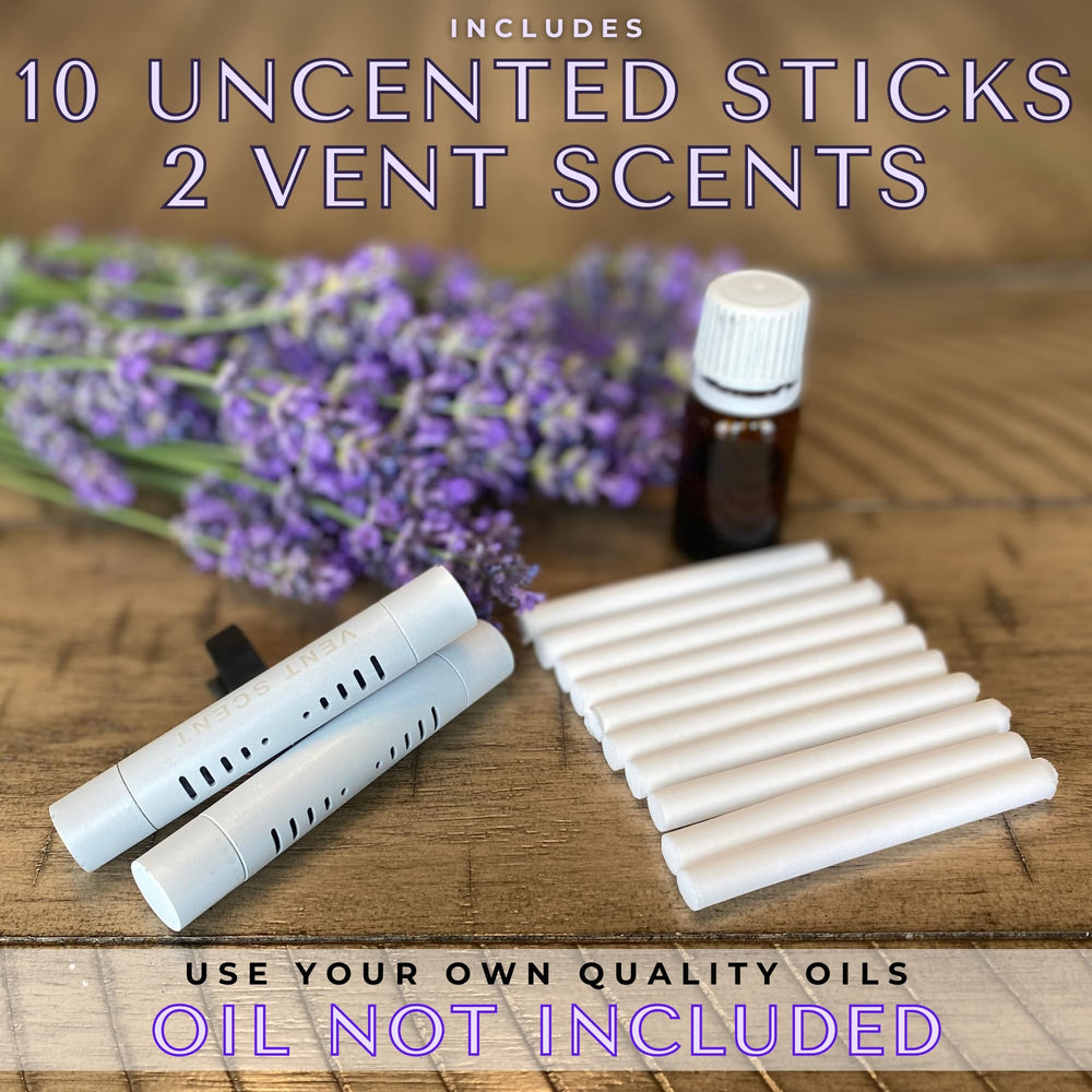 Vent Scent two-pack with sticks simplifies scent customization.