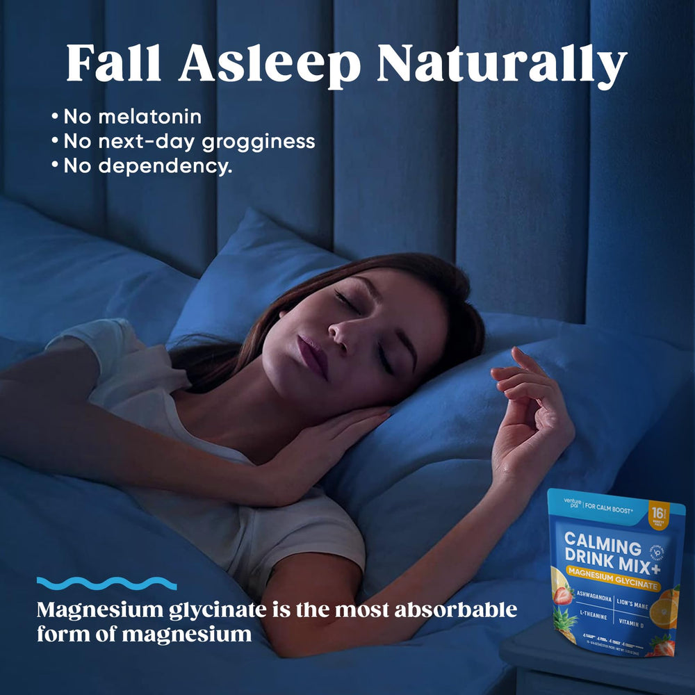 Venture Pal Calm Drink Mix with Vitamin D for immune-friendly support.
