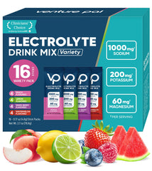 Venture Pal high-sodium electrolyte packets packaging for on-the-go hydration.