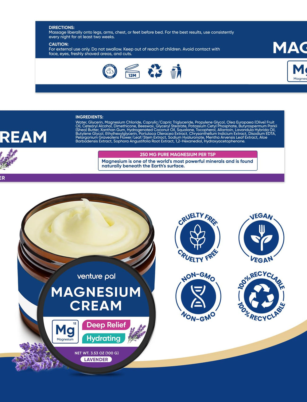Venture Pal magnesium lotion family-use scenario shows shared product in daily care