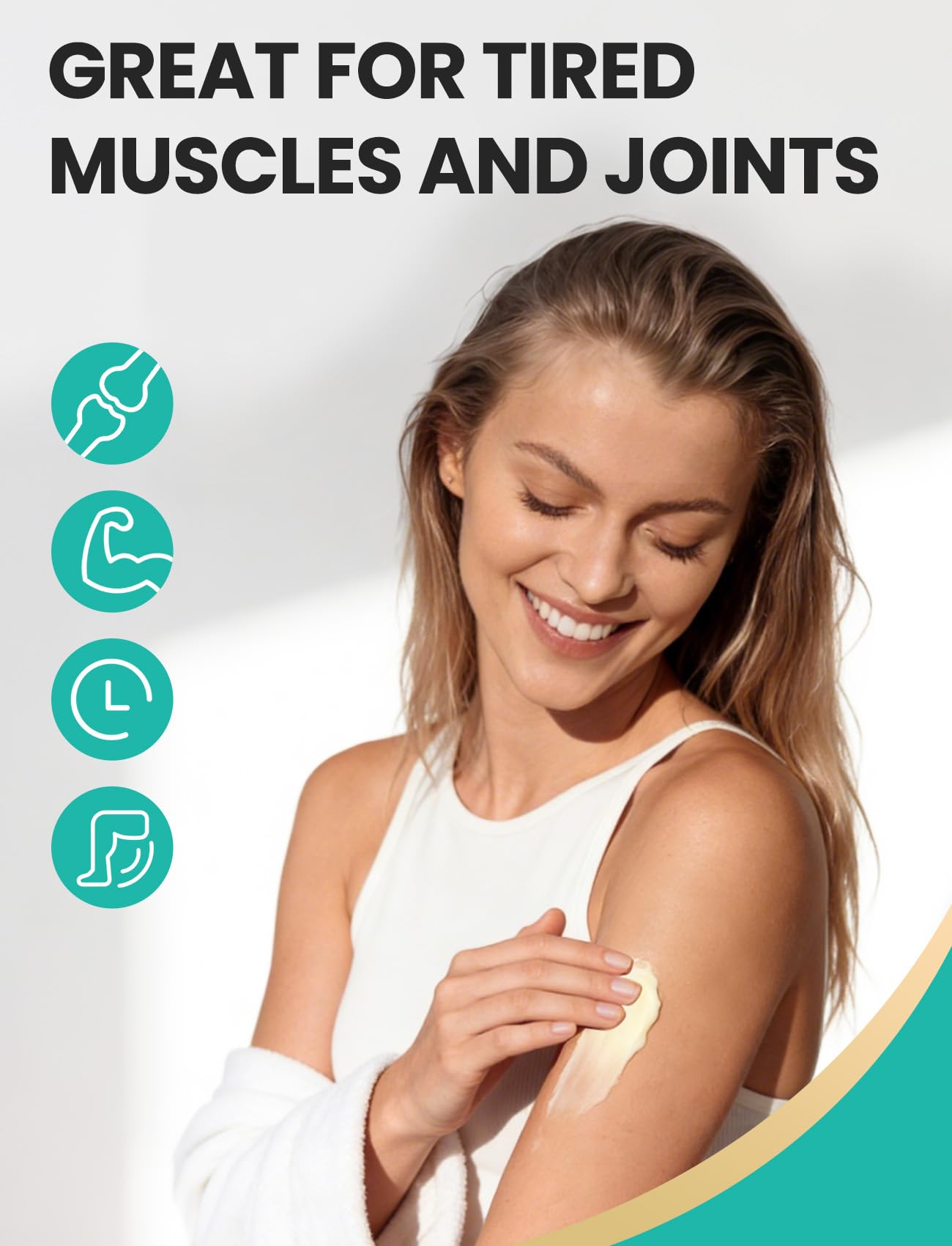 Venture Pal magnesium lotion texture close-up highlighting fast-absorption feel.