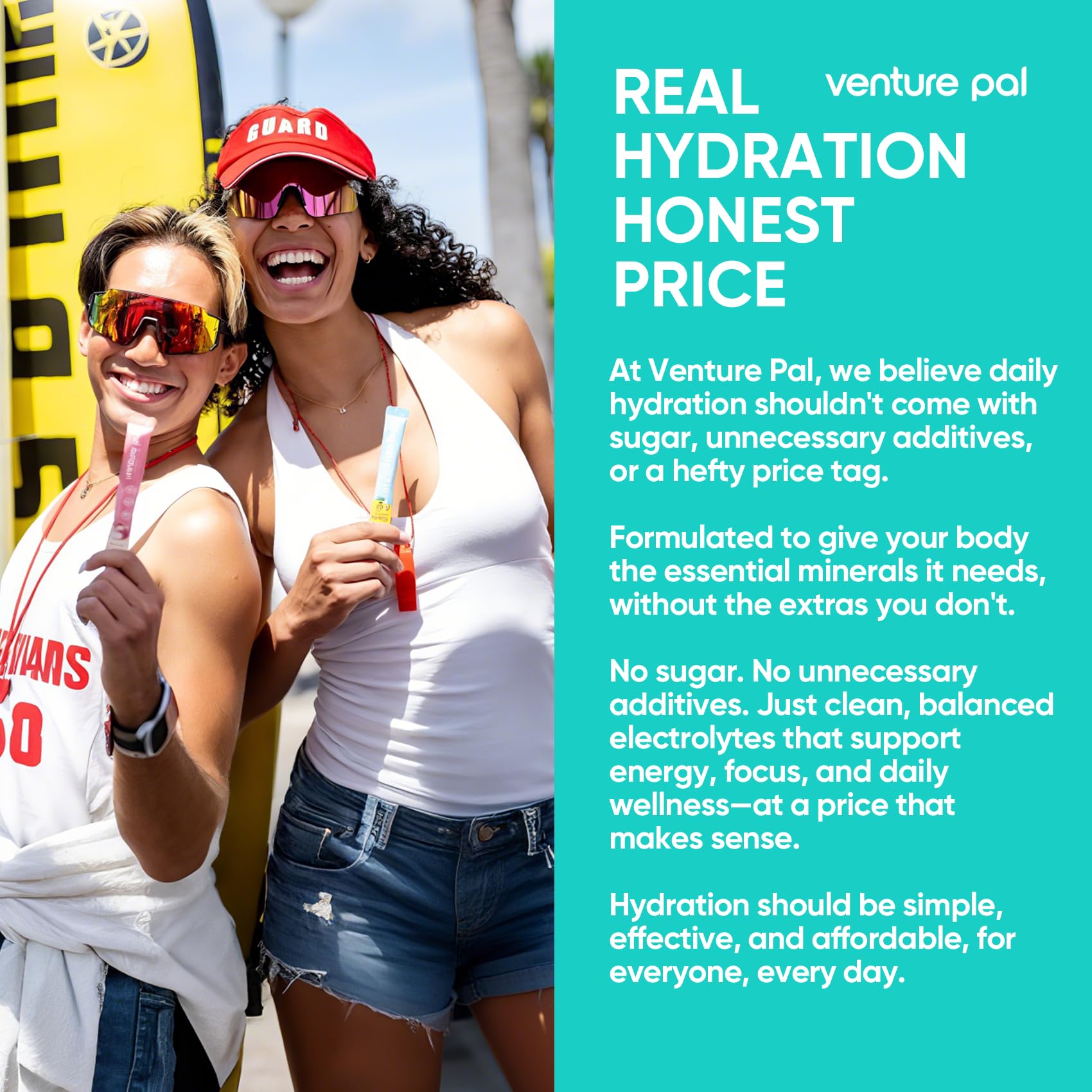 Sugar-free electrolytes encourage steady fluid intake throughout the day