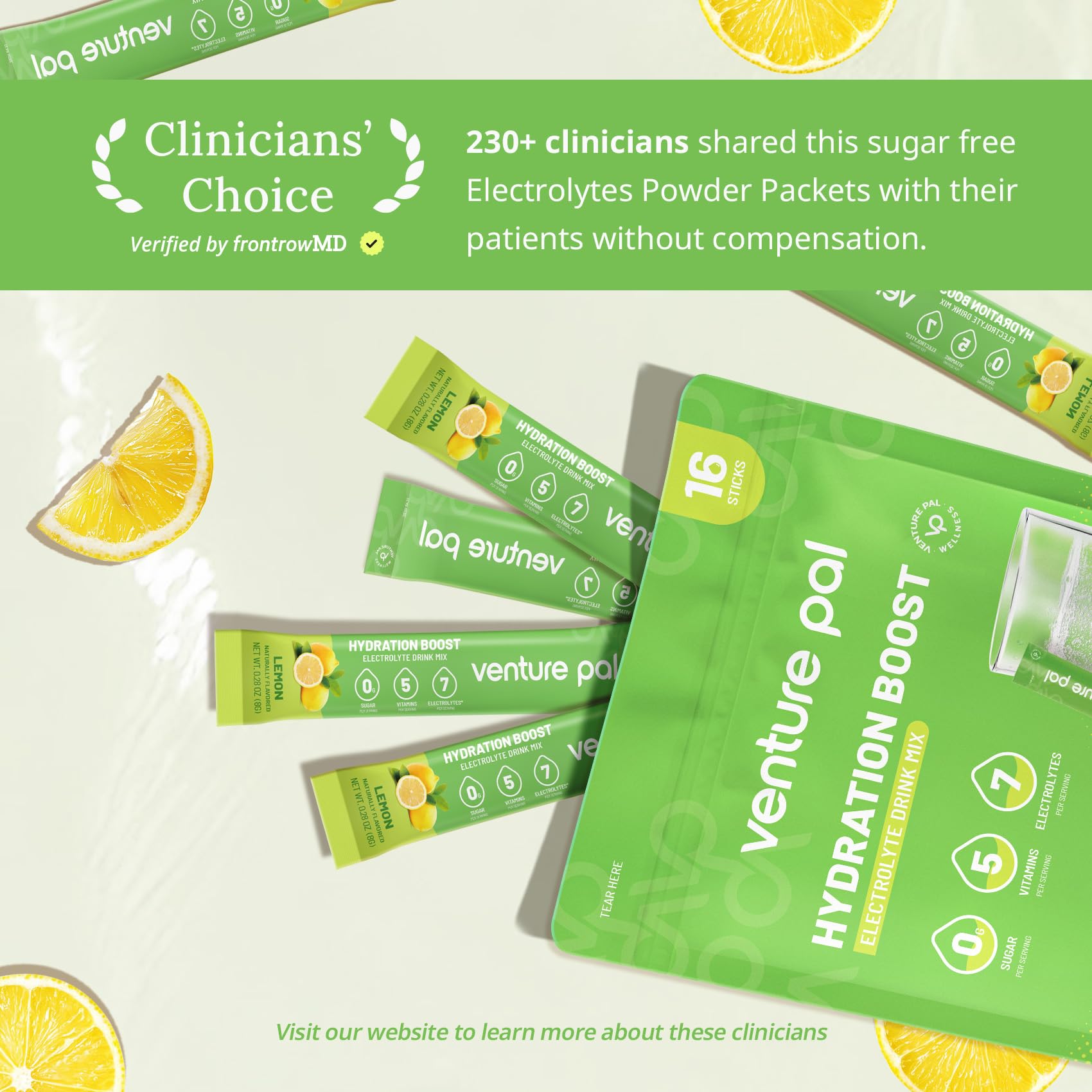 Graphic highlights seven electrolytes for balanced hydration during activity.
