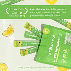 Graphic highlights seven electrolytes for balanced hydration during activity.