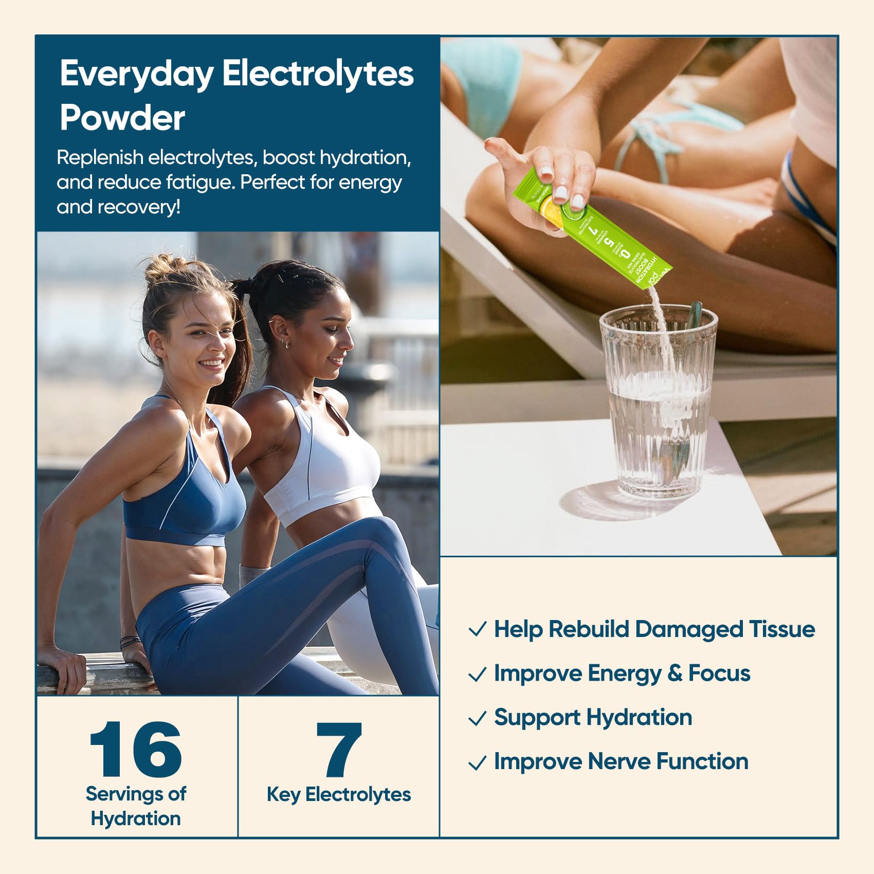 Venture Pal electrolyte formula highlighted for performance and recovery.