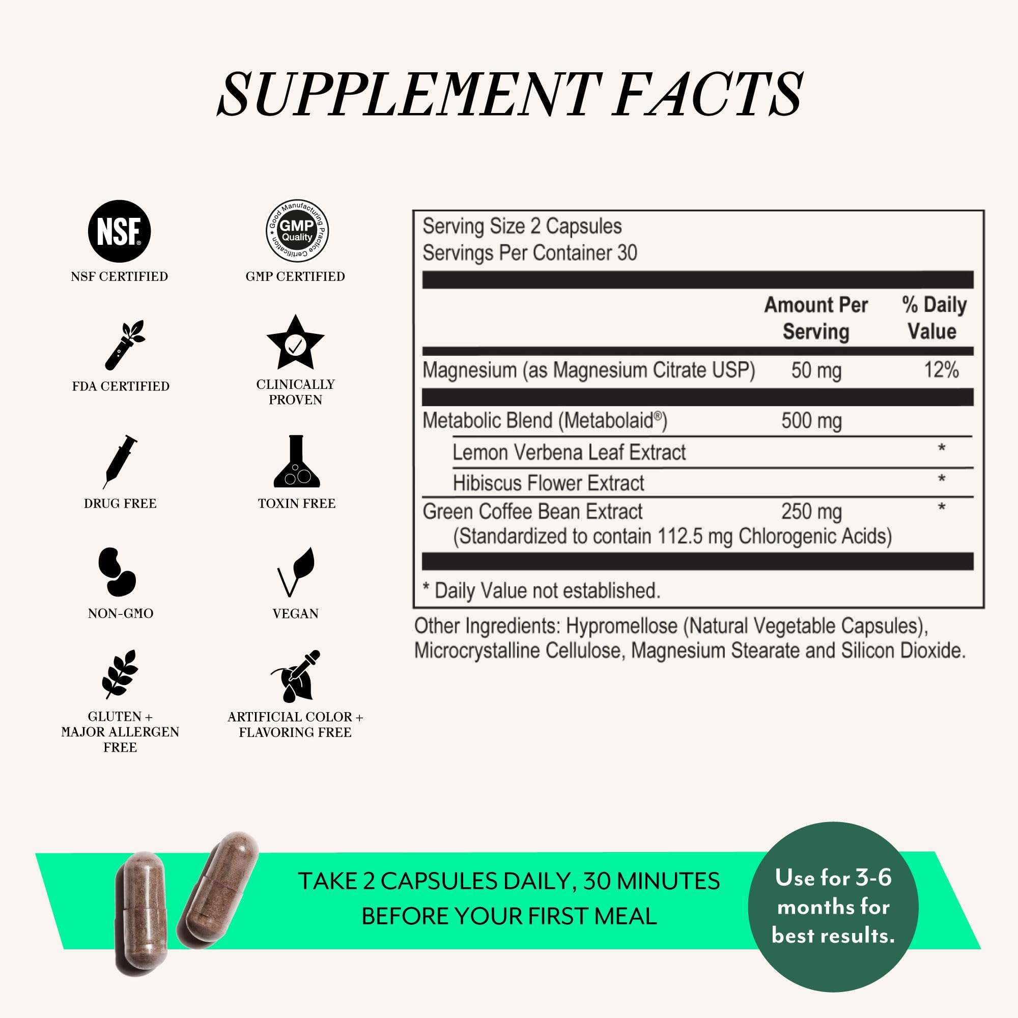 Metabolaid and plant blends shown for natural appetite control.