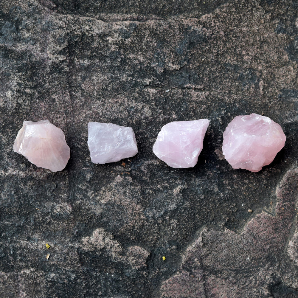 Verdalith rose quartz natural gemstone for Reiki and calm spaces