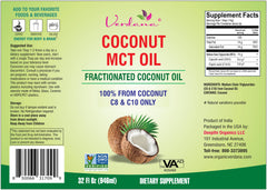 Pour Verdana MCT Oil into a mug for a smooth energy boost.