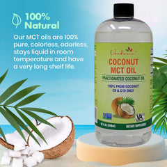Mouthwash-ready Verdana MCT Oil for alcohol-free oral care.
