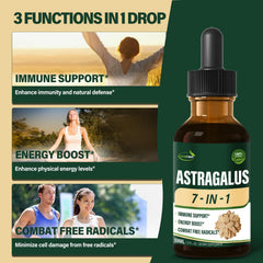Verdeherb Astragalus drops dropper enables easy daily dosing.