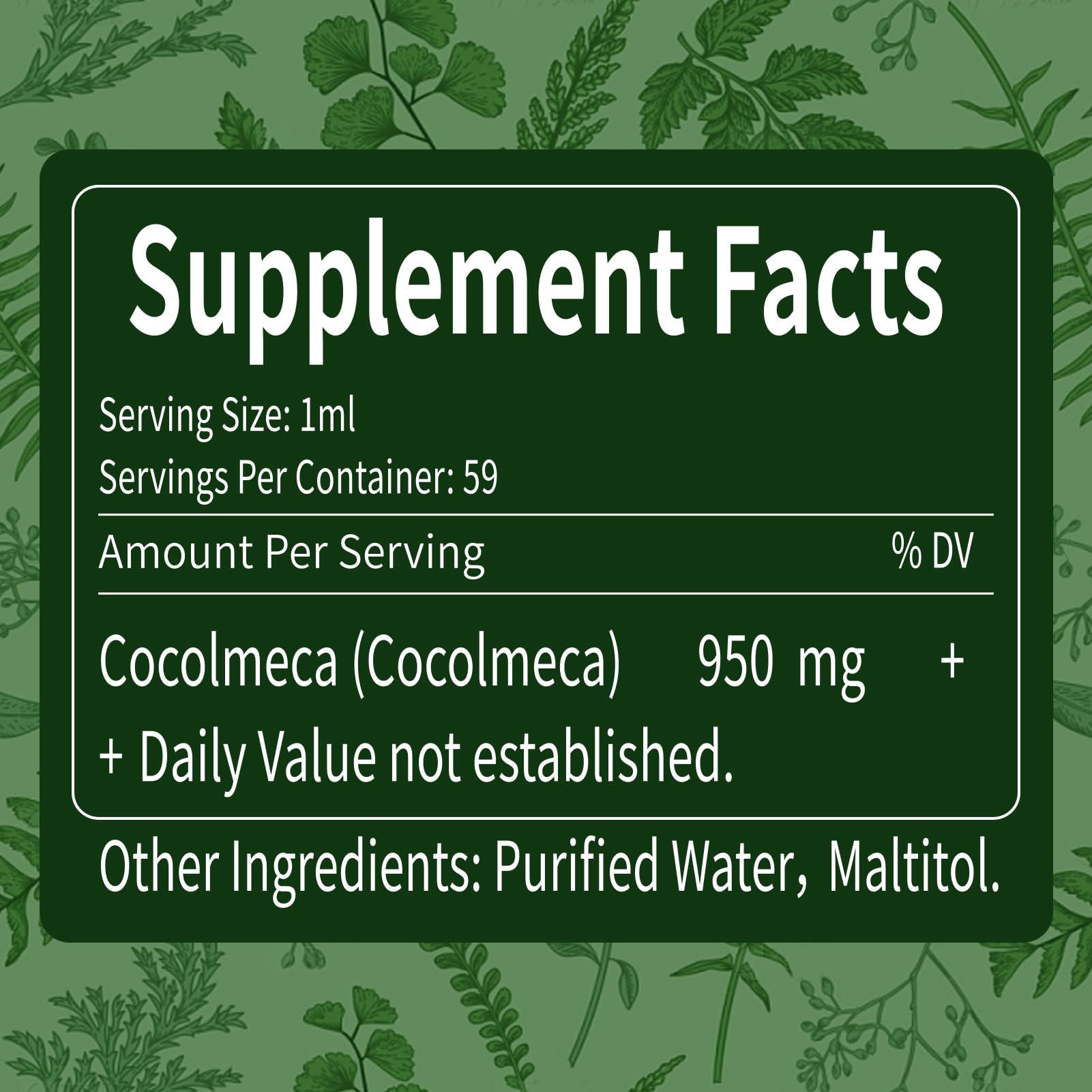 Verdeherb Cocolmeca drops with daily juice use for routine detox