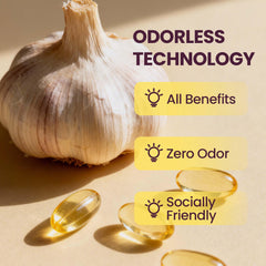VerdiGusto 20:1 aged garlic extract capsules emphasize high potency.