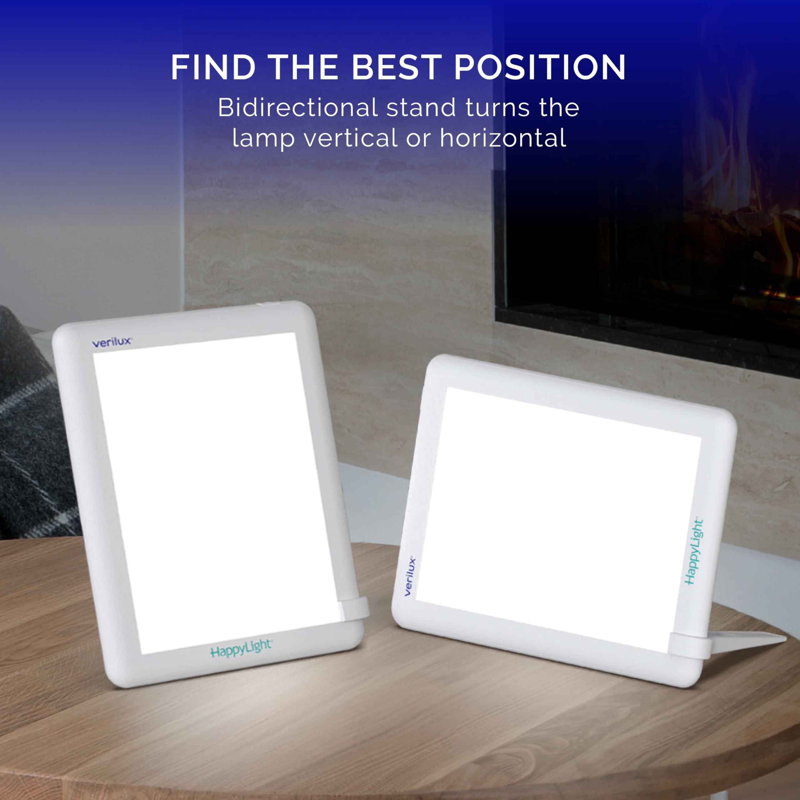 Verilux HappyLight Lucent soporte bidireccional para ángulo óptimo