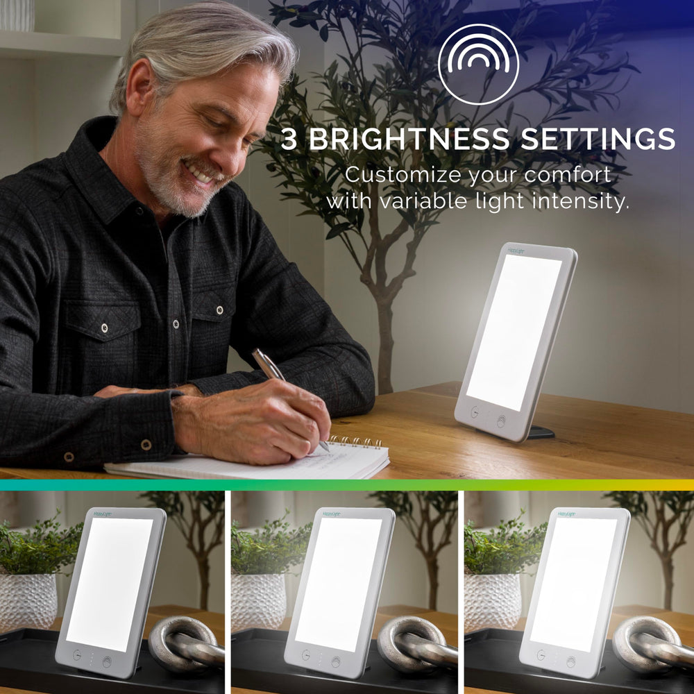 Verilux Lumi Plus adjustable brightness levels for personalized sessions