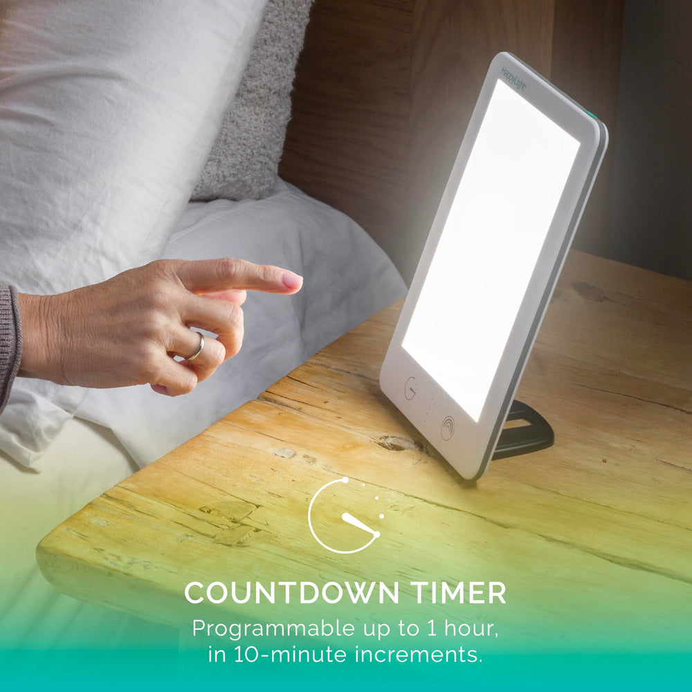 Verilux Lumi Plus countdown timer up to one hour for controlled use