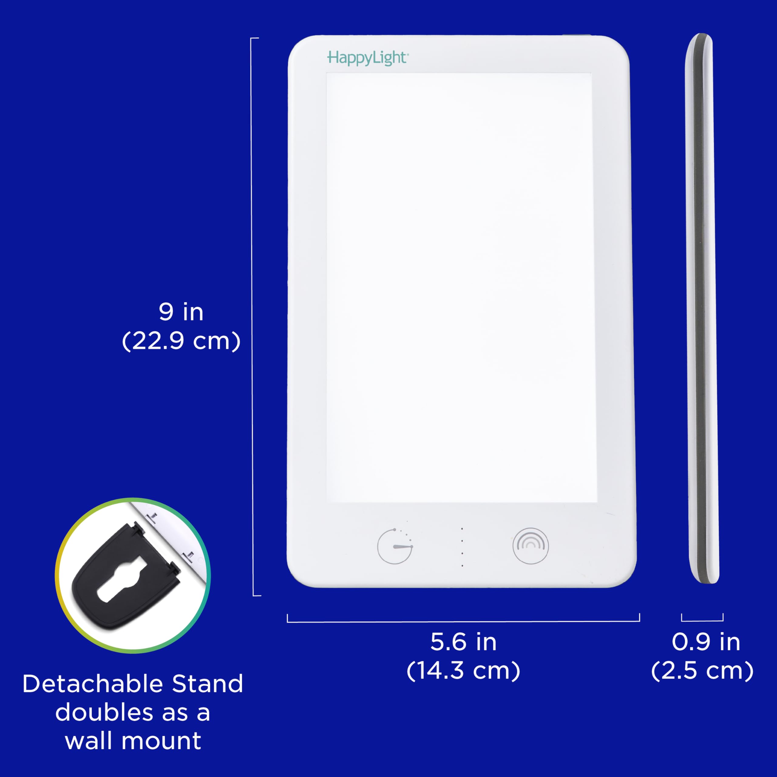 Verilux Lumi Plus detachable stand enables versatile placement
