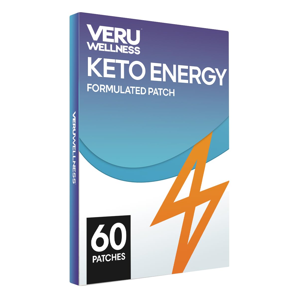 Veru Wellness Keto Complete patch pack shows a two-month supply for energy support.