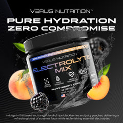 VERUS NUTRITION bottle pouring into glass for quick hydration during workouts