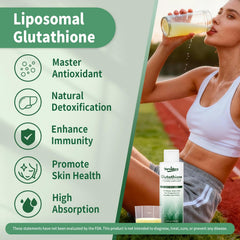 Vervidora Liposomal Glutathione label highlights vegan, GMO-free formula.