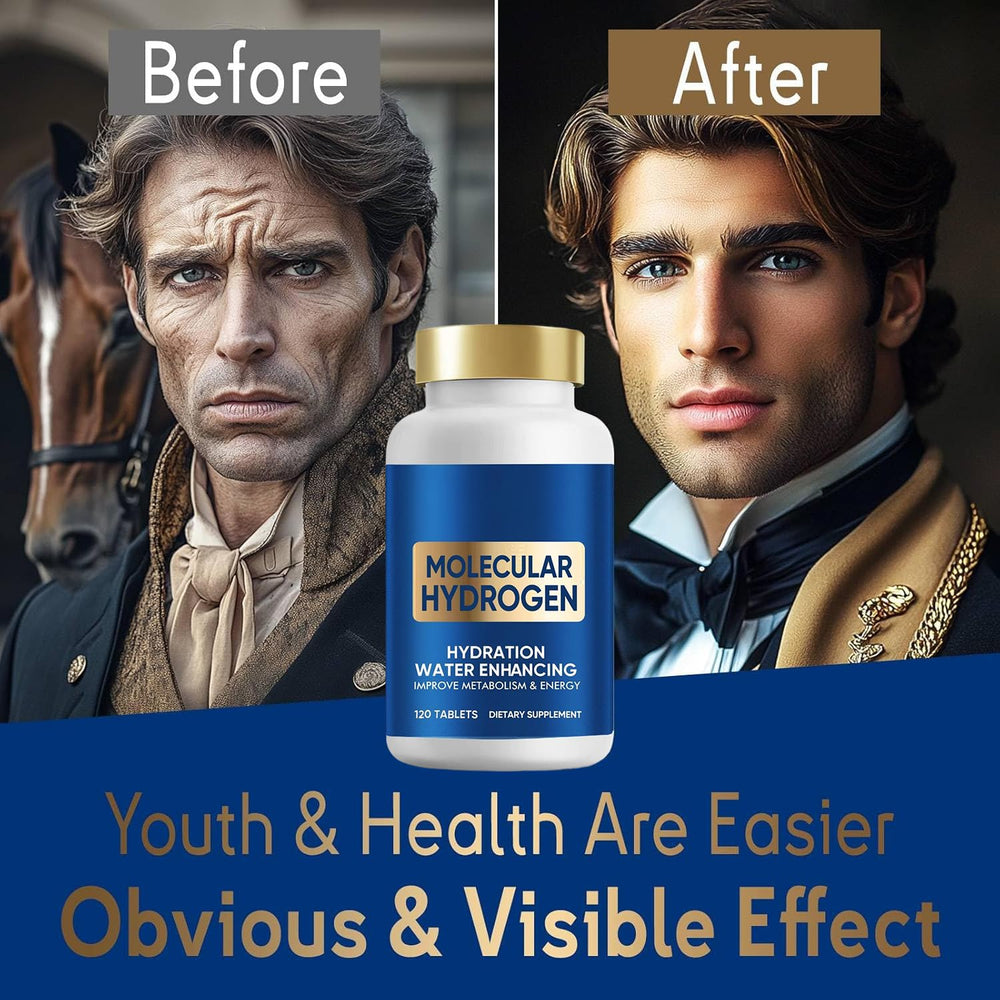 Close-up of Veryherbs hydrogen water tablets bottle label features.