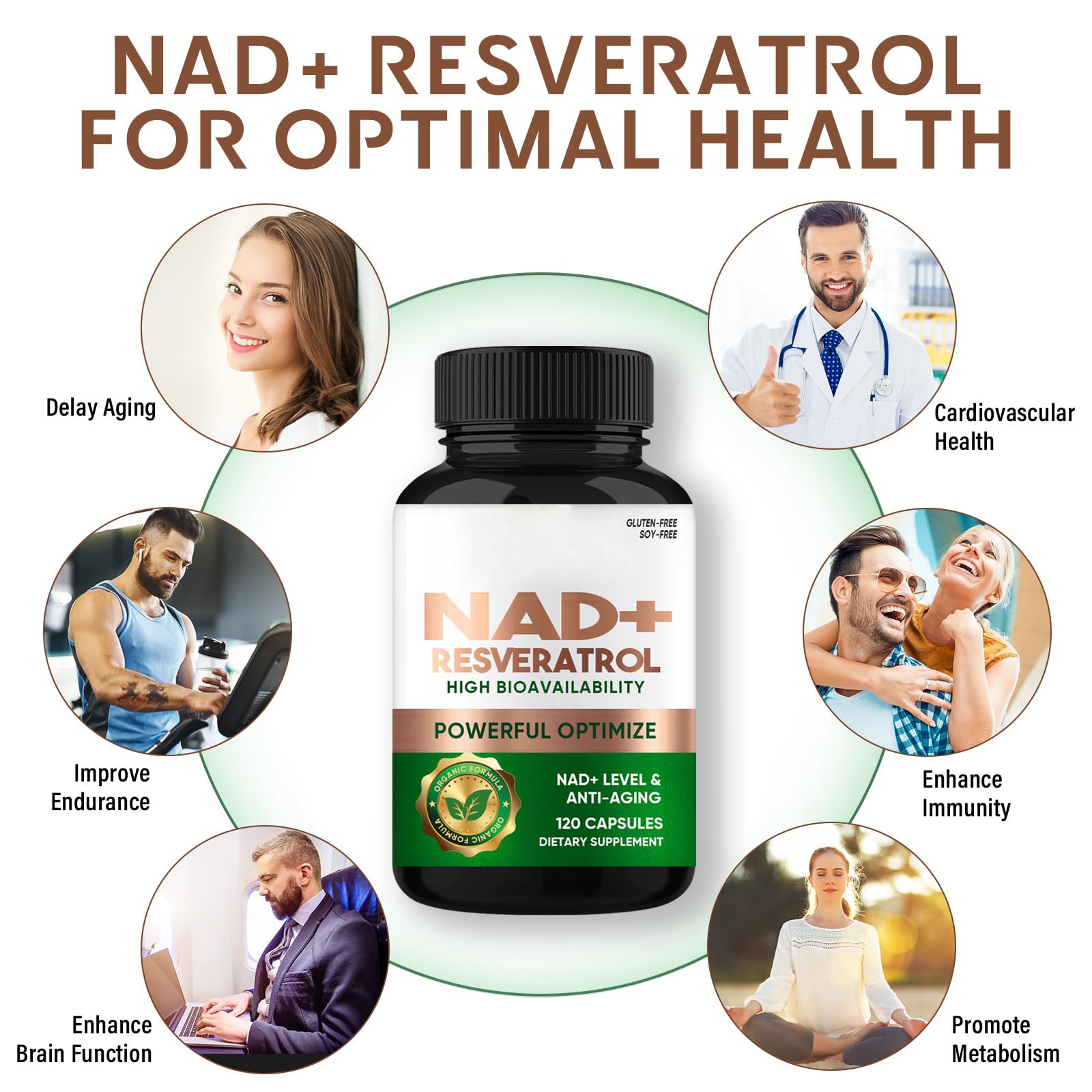 VeryHerbs NADH+ Resveratrol energy scene hints at sustained focus.