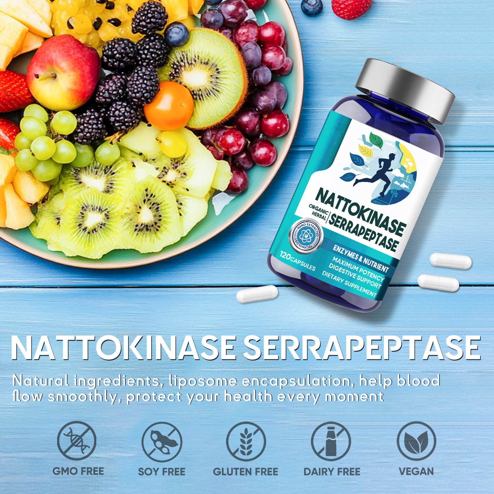 Veryherbs digestive support concept suggesting enzyme-assisted digestion