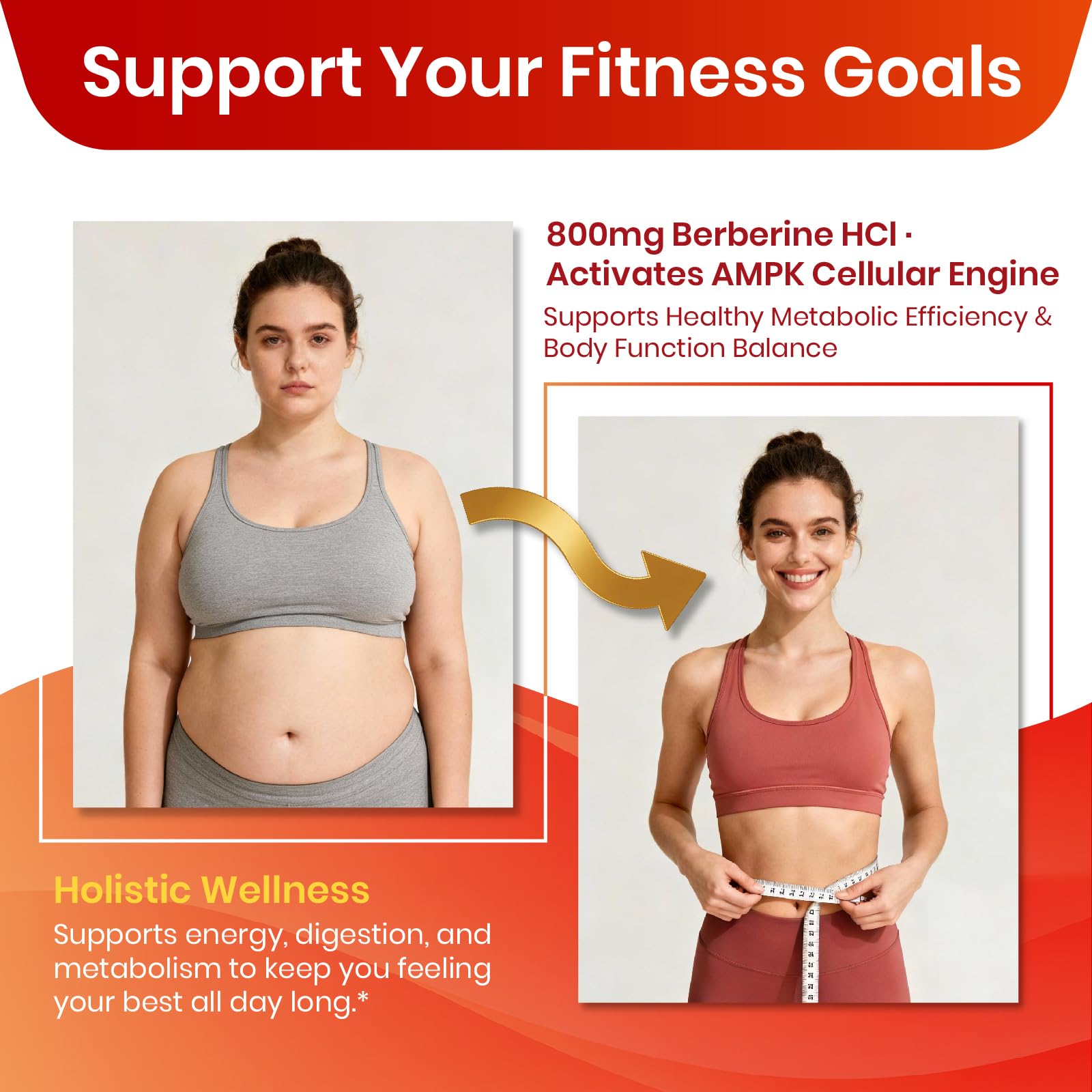 VEV Berberine bottle label shows vegan and non-GMO
