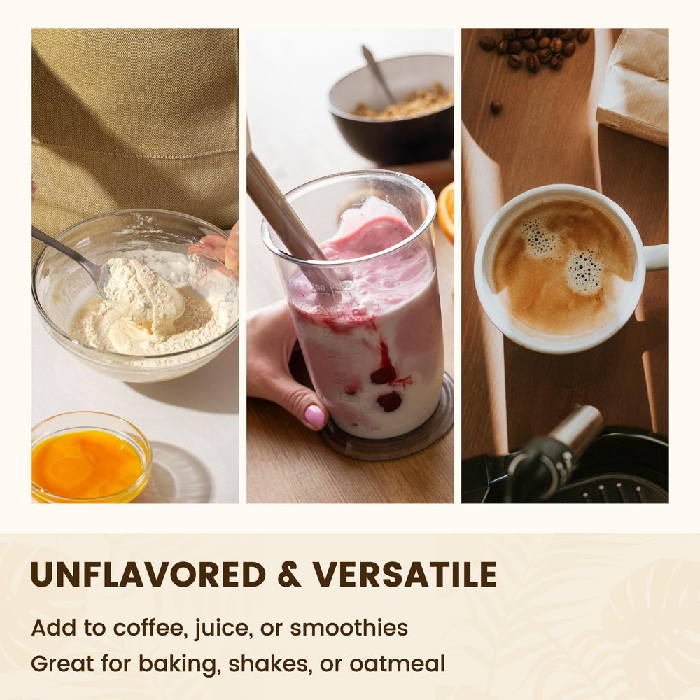 VEV mix blends into coffee for a protein-friendly energy boost.