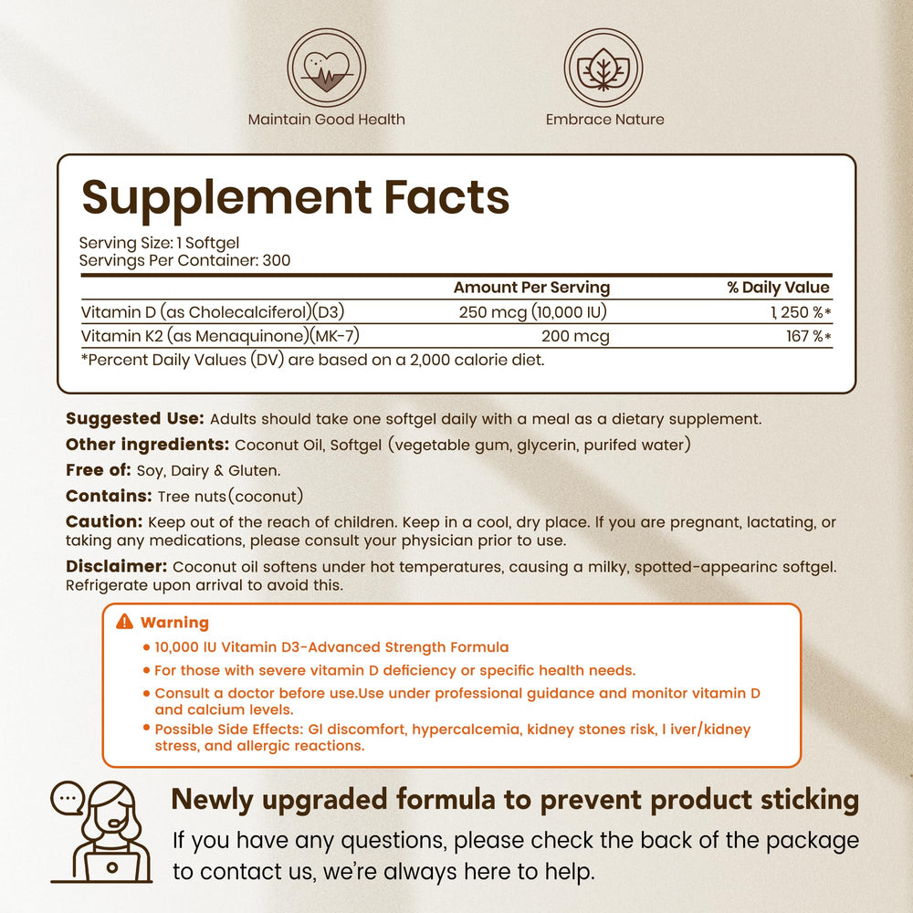 VEV Corefeel D3 K2 softgels being swallowed shows easy-to-take daily support.