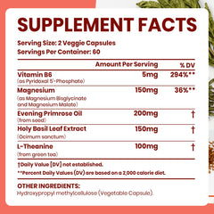VEV DeepCalm bottle-pour illustrating easy daily dosing for steady calm
