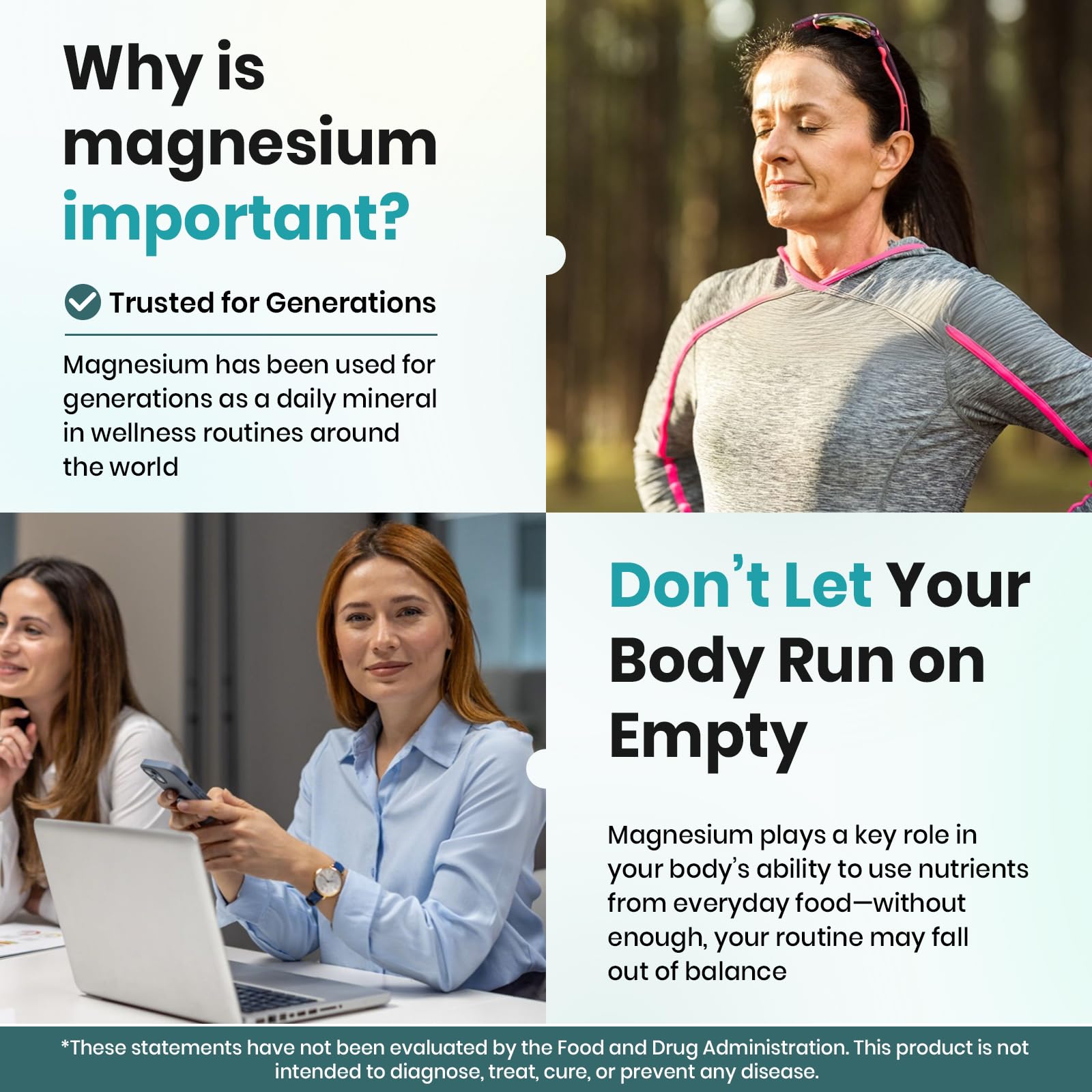 VEV DeepCalm capsules close-up shows gentle glycinate form for sensitive stomachs.