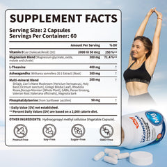VEV Magnesium Complex capsules close-up highlighting vegan formula for daily support