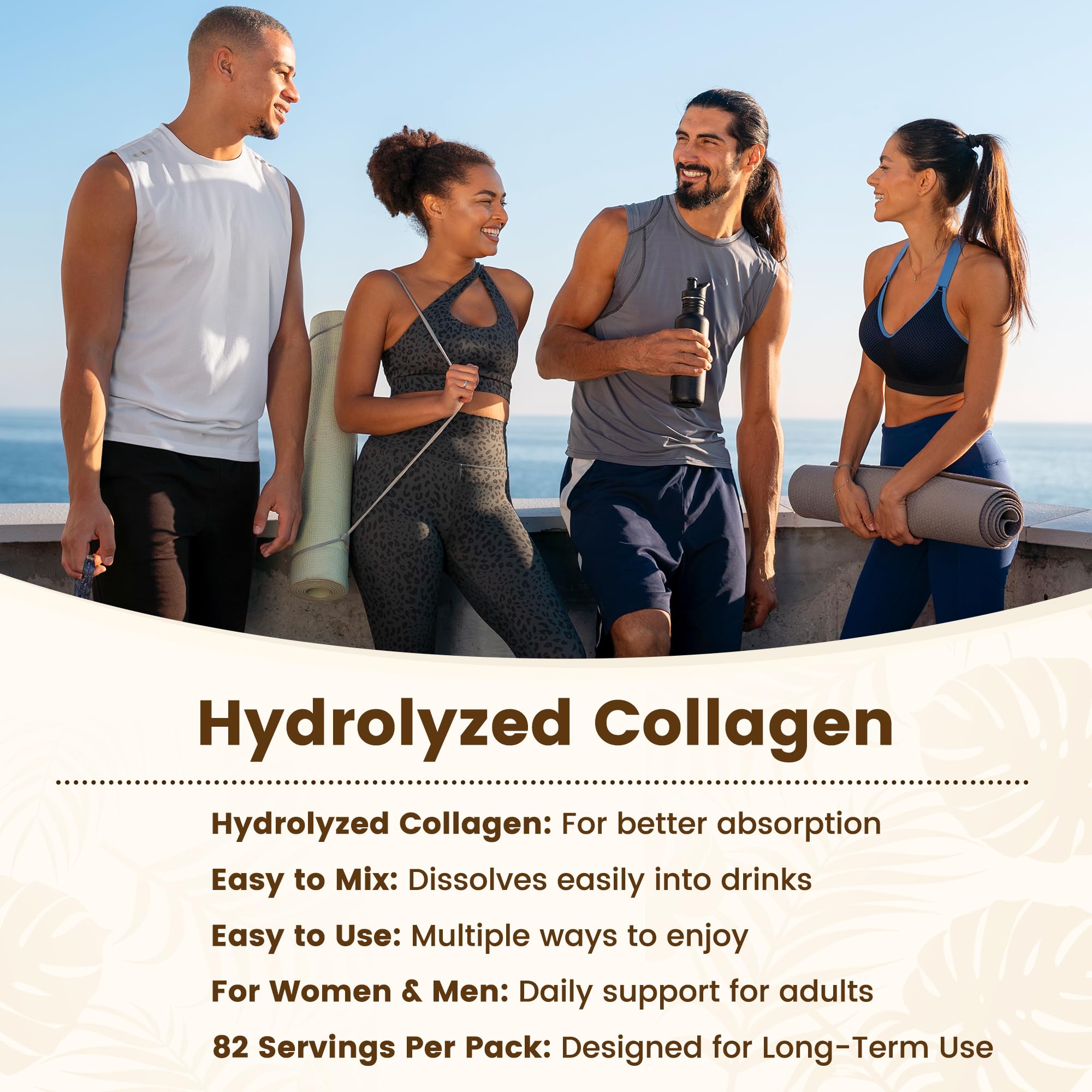 VEV Multi Collagen blended into smoothie for quick nutrition.