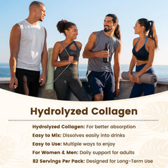 VEV Multi Collagen blended into smoothie for quick nutrition.