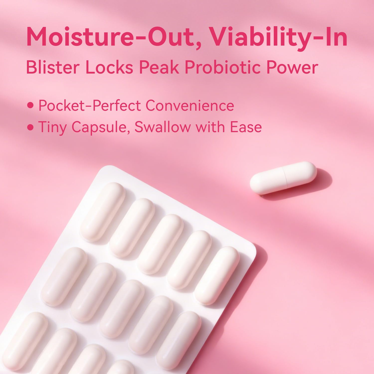 Vevoec Gynable amber vial ready for daily use and on-the-go routines.