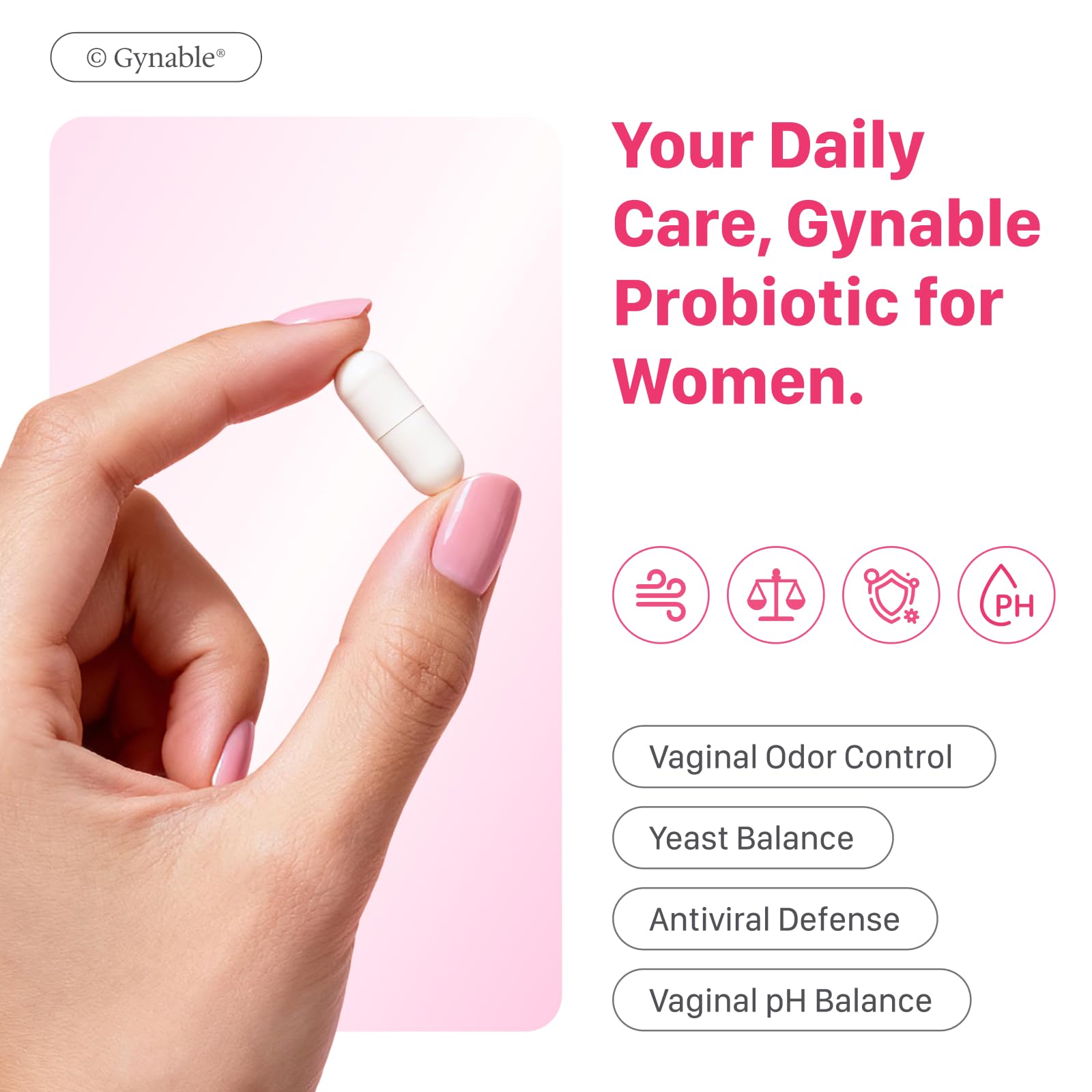 Vevoec Gynable enteric capsule packaging preserves probiotic potency