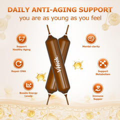 Vffiek NAD liquid pour demonstrates liposomal delivery for faster absorption.