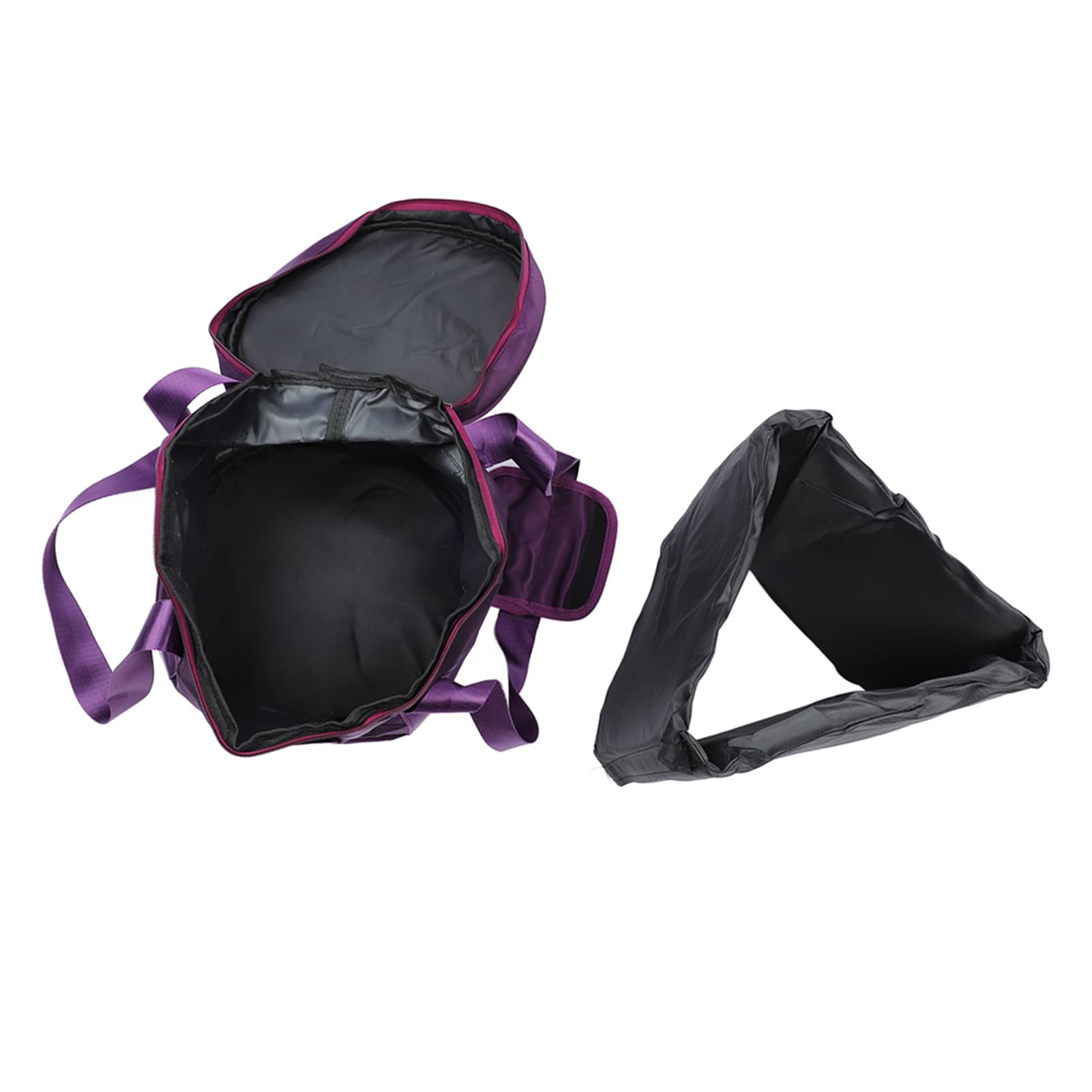 VGEBY crystal bowl storage bag side view shows compact, protective design.